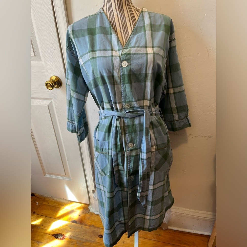 PLEETWAY TOGA button down nightshirt. 100% cotton